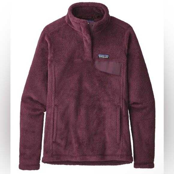 Patagonia Re-Tool Snap-T Pullover in Deep Plum Light Balsamic X-Dye Size S - Picture 1 of 10